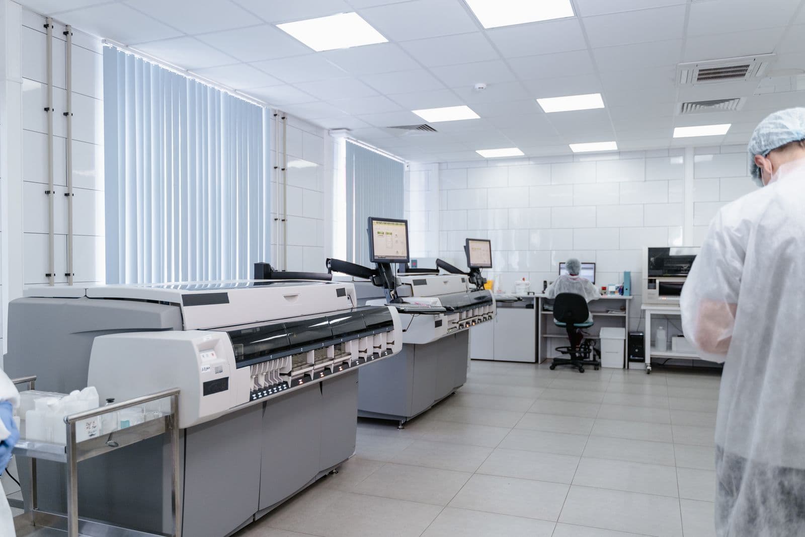 Modern research laboratory interior
